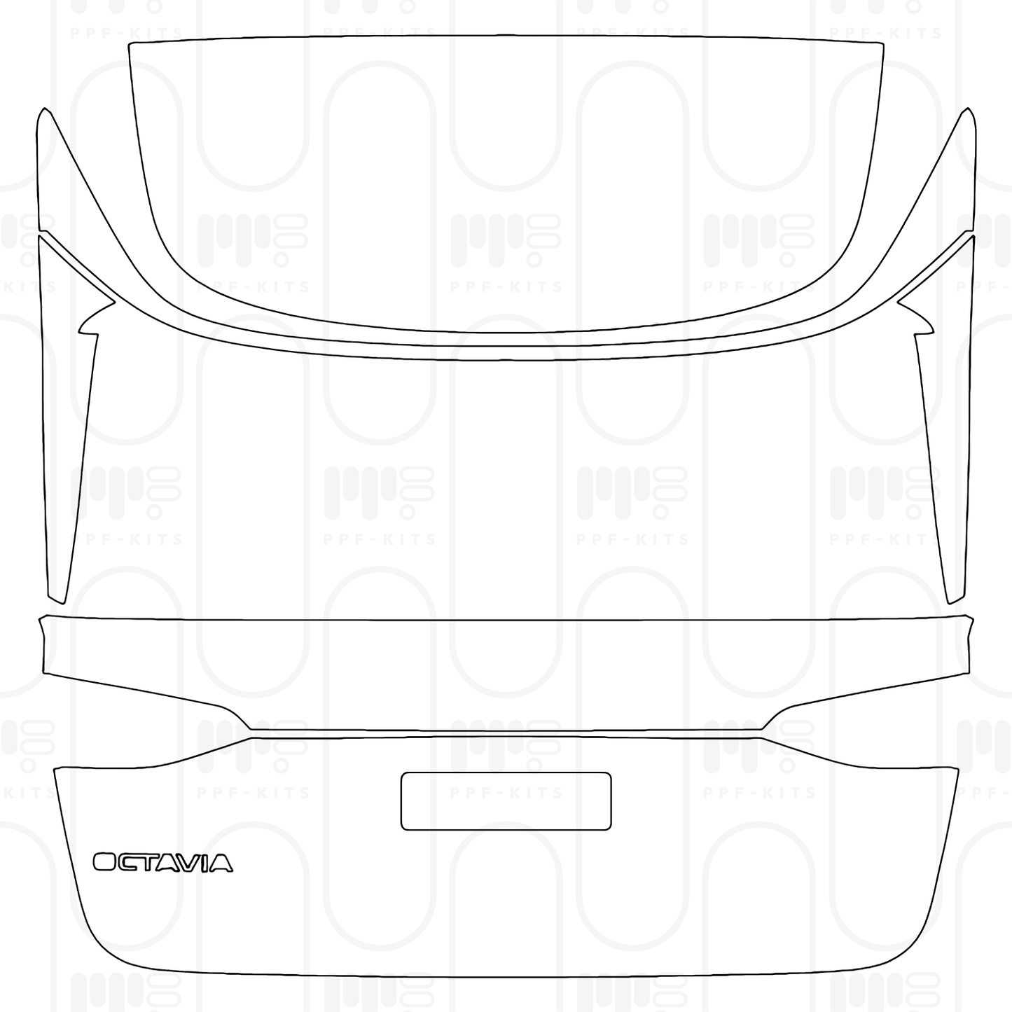 Pre-Cut PPF Skoda Octavia (EU) Estate Base 2026