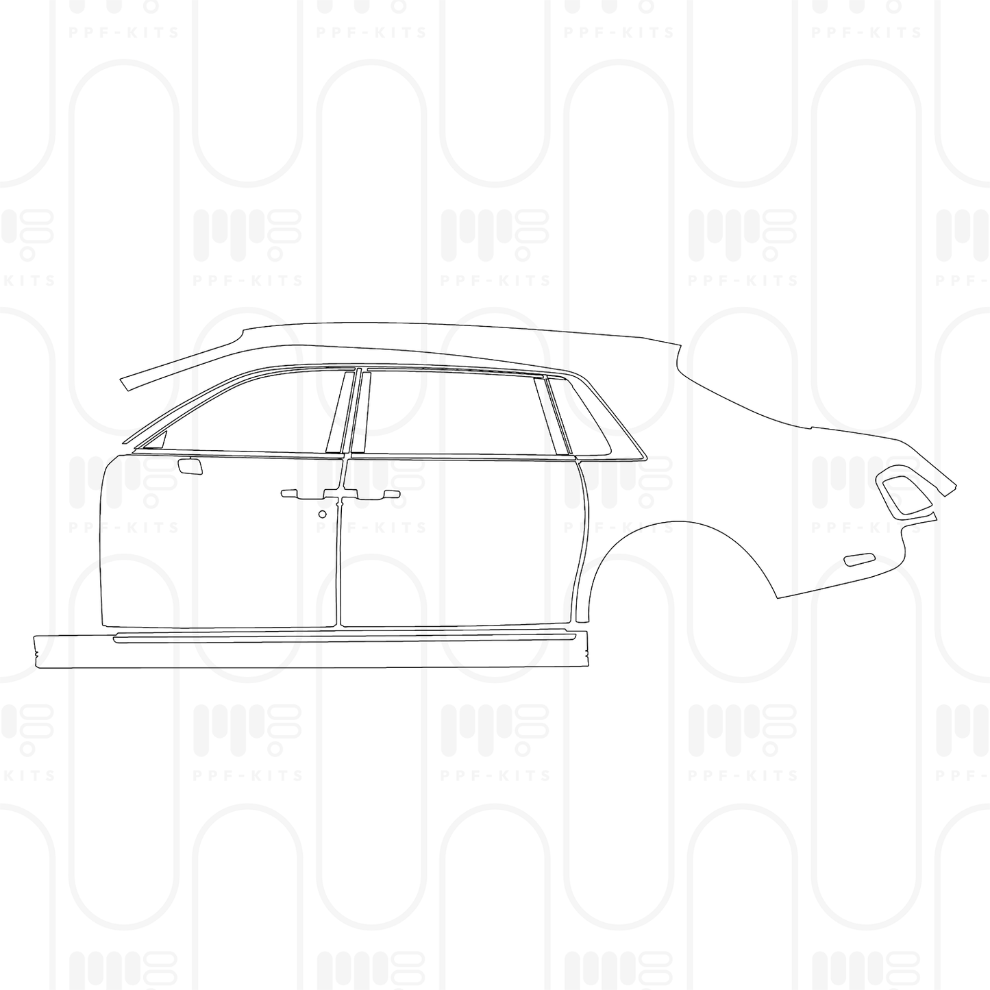 Pre-Cut PPF Rolls-Royce Phantom Sedan Extended Wheelbase 2026