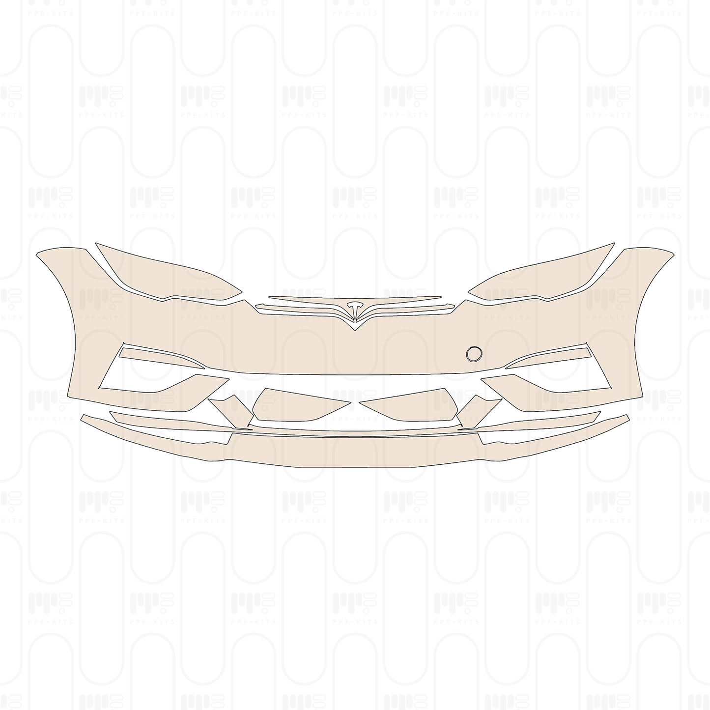Voorgesneden PPF Tesla Model S Plaid 2026