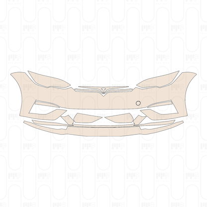 Voorgesneden PPF Tesla Model S Plaid 2026