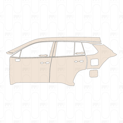 Voorgesneden PPF Toyota Corolla Cross (US) XLE 2026
