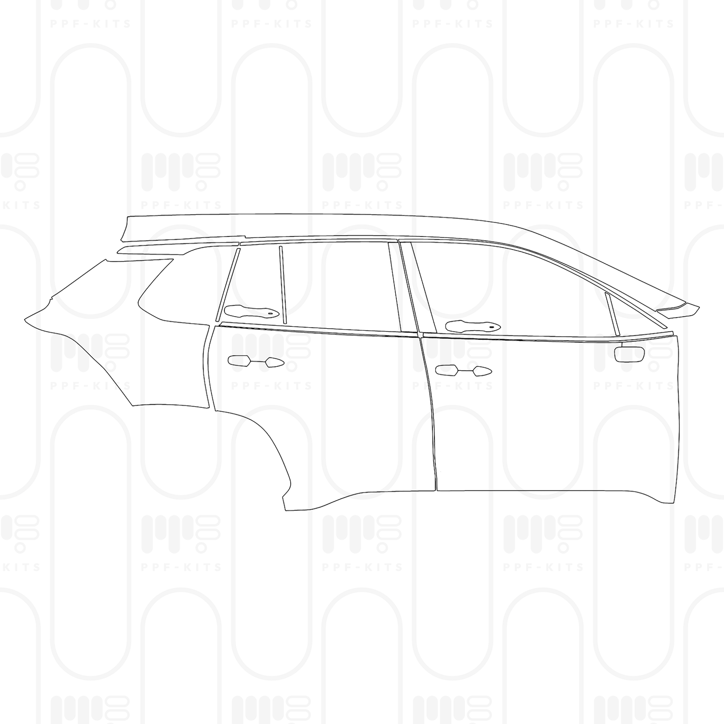 Voorgesneden PPF Toyota Corolla Cross (US) XLE 2026