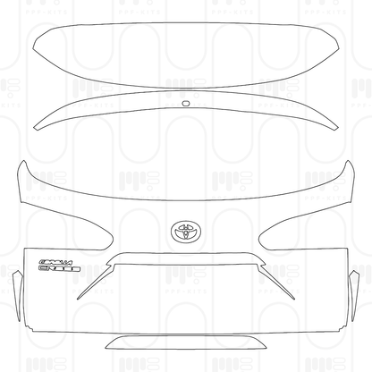 Voorgesneden PPF Toyota Corolla Cross (US) Hybrid S 2026
