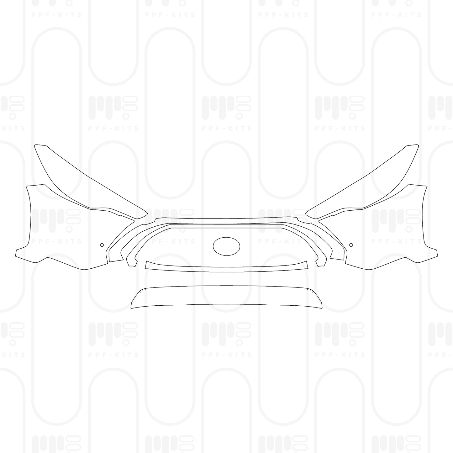 Voorgesneden PPF Toyota Corolla Cross (US) XLE 2026