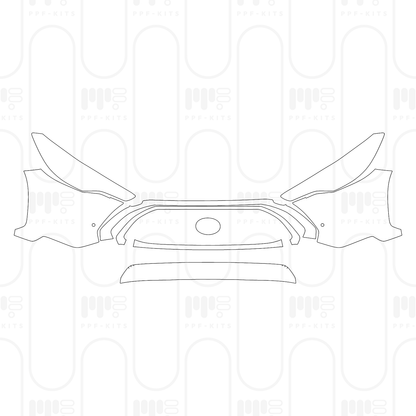 Voorgesneden PPF Toyota Corolla Cross (US) XLE 2026