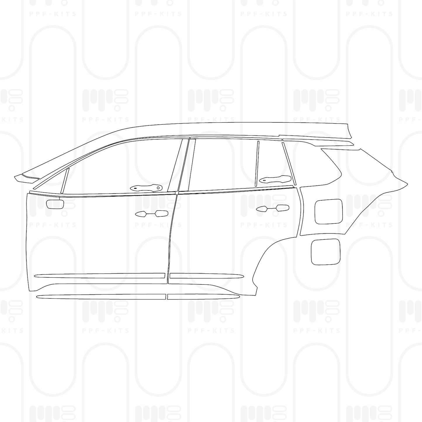 Voorgesneden PPF Toyota Corolla Cross (US) XLE 2026