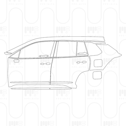 Voorgesneden PPF Toyota Corolla Cross (US) XLE 2026