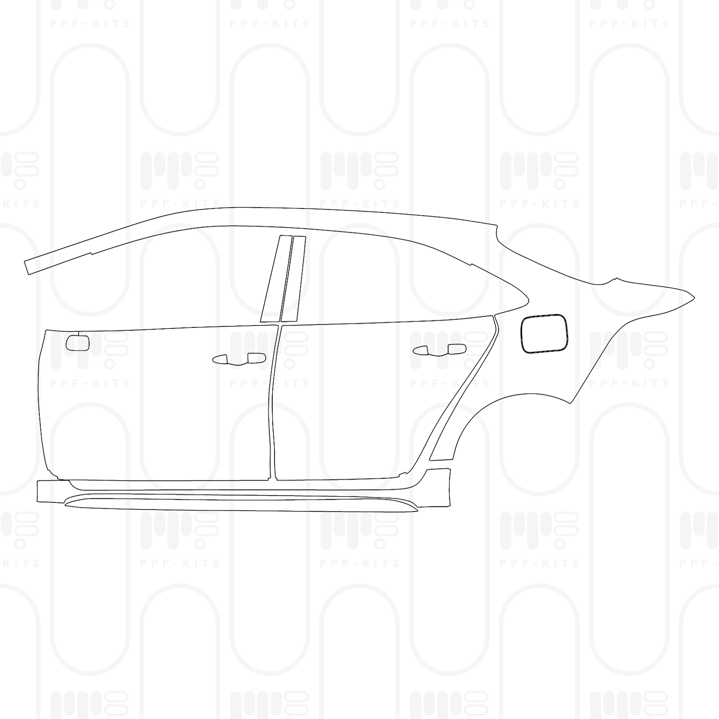 Voorgesneden PPF Toyota Corolla (US) Sedan Sport 2026