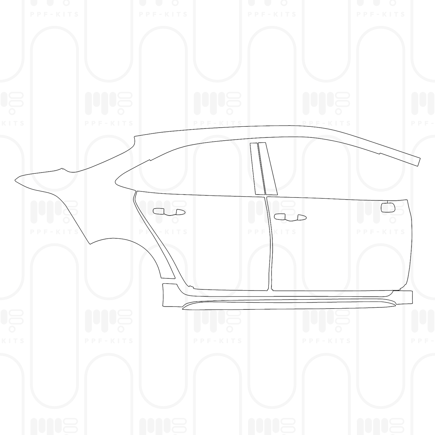 Voorgesneden PPF Toyota Corolla (US) Sedan Sport 2026