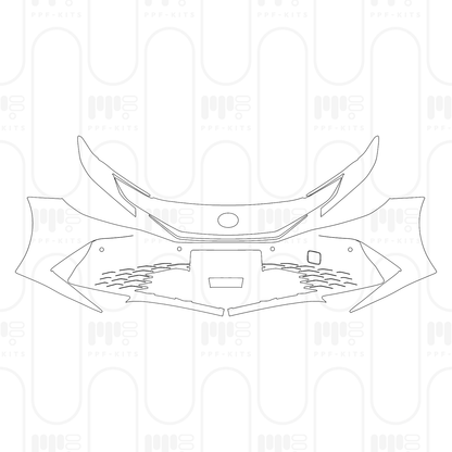 Voorgesneden PPF Toyota Camry (CN) Luxury 2026