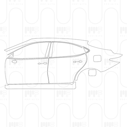 Voorgesneden PPF Toyota Camry (CN) Luxury 2026