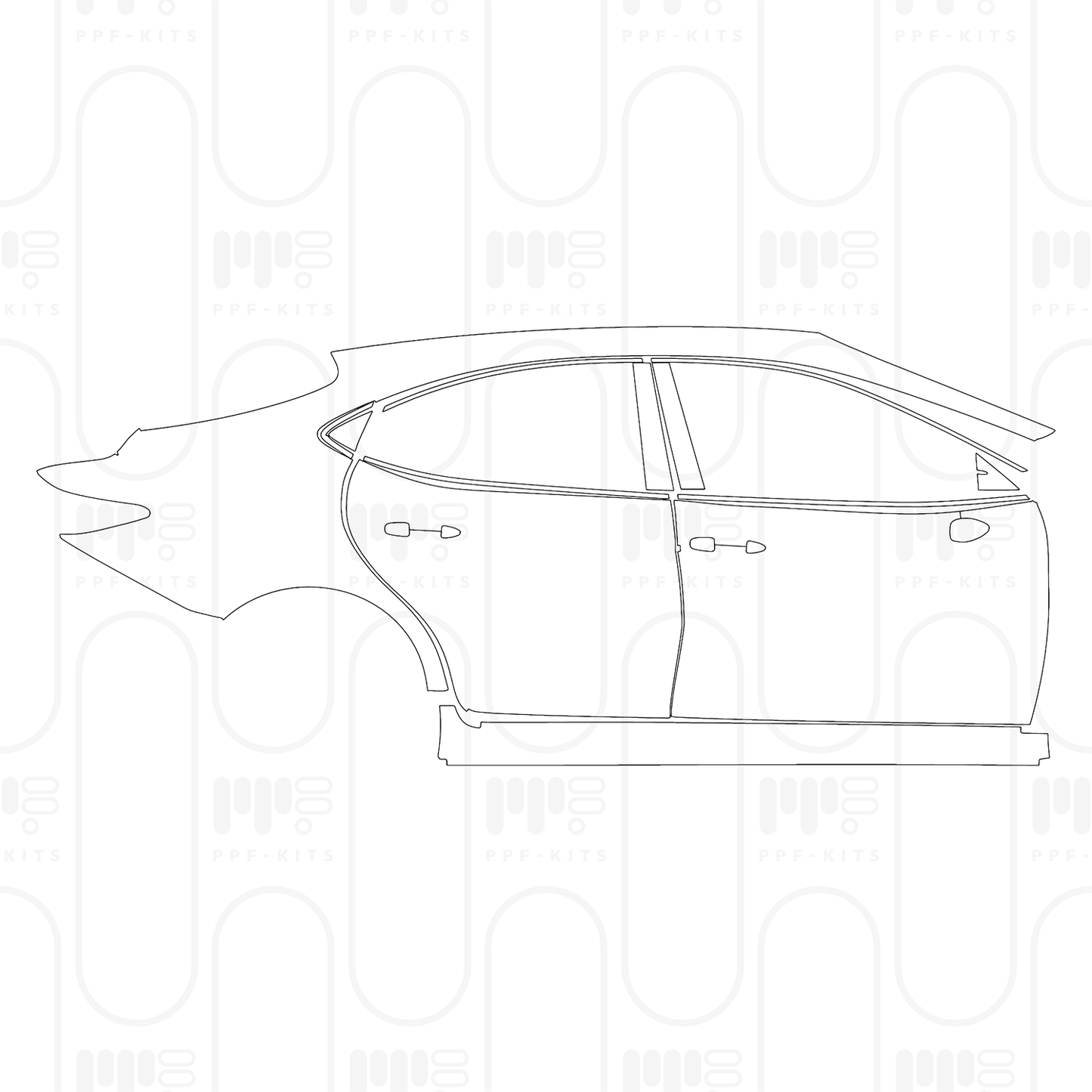 Voorgesneden PPF Toyota Camry (CN) Luxury 2026