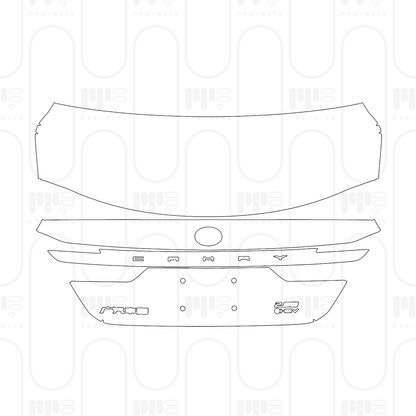Voorgesneden PPF Toyota Camry (CN) Luxury 2026