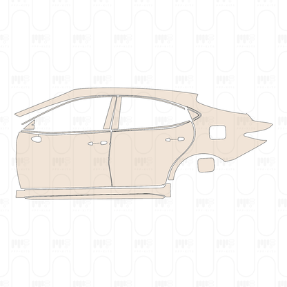 Voorgesneden PPF Toyota Camry (CN) Sport Plus 2026