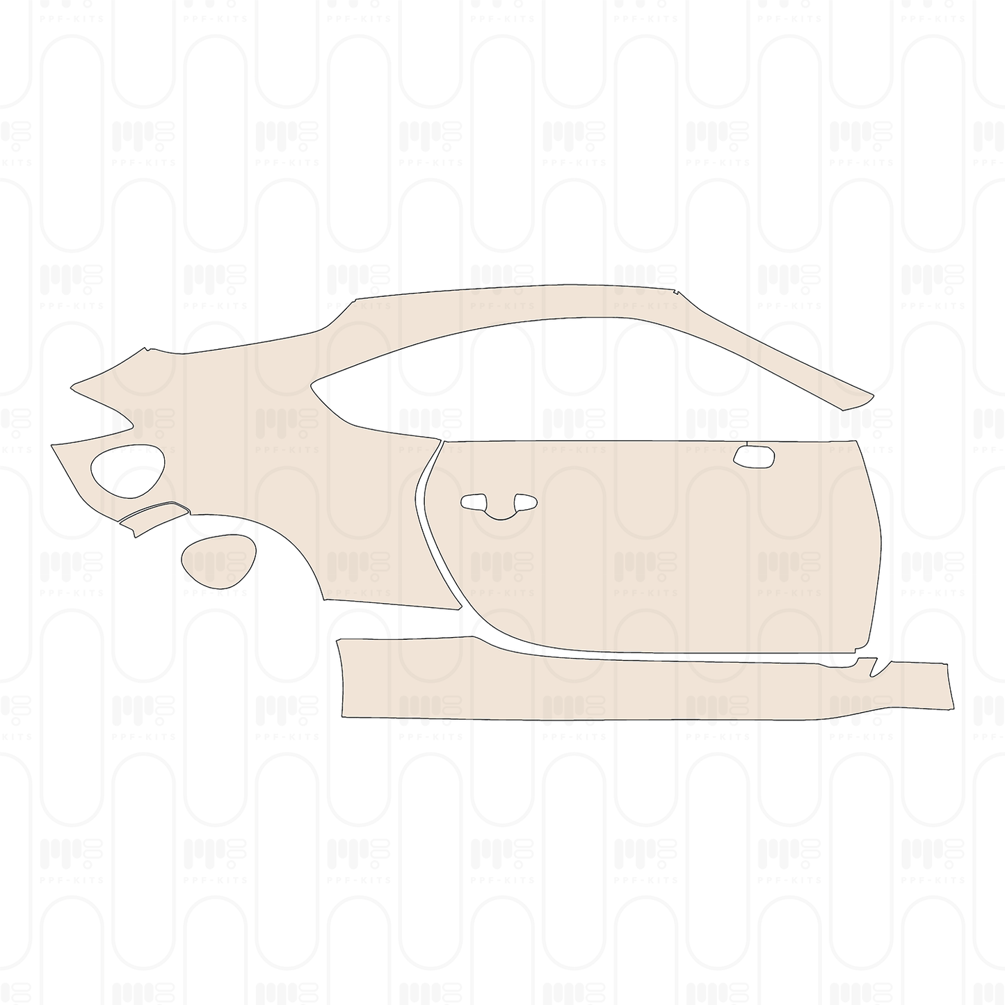 Voorgesneden PPF Toyota GR86 2026