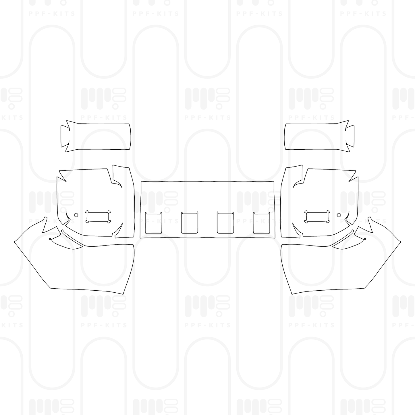 Voorgesneden PPF Toyota Land Cruiser (US) 2026