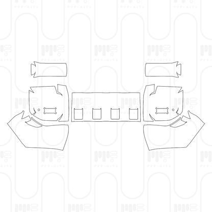 Voorgesneden PPF Toyota Land Cruiser (US) 2026