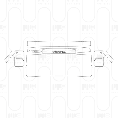 Voorgesneden PPF Toyota Land Cruiser (US) 2026