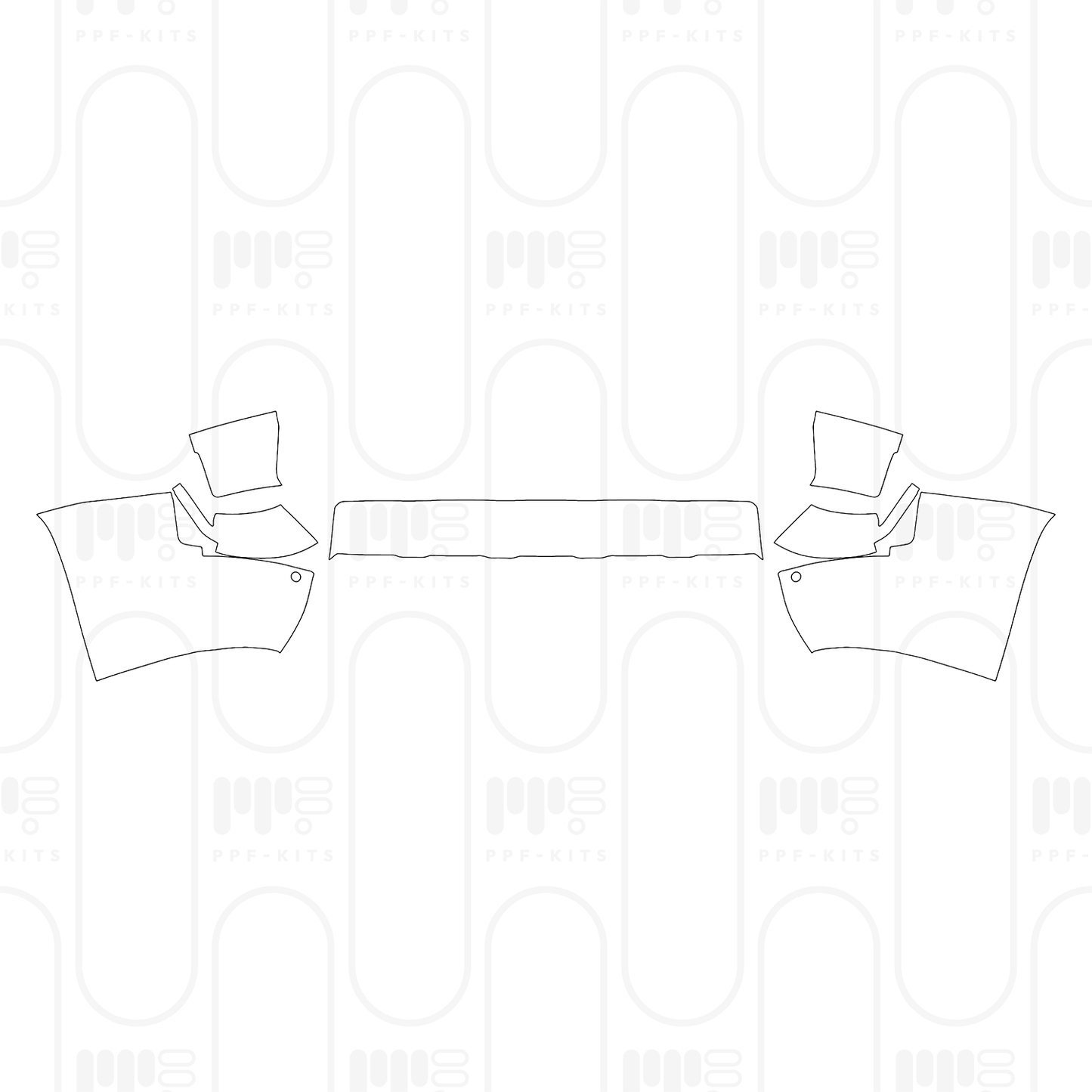 Voorgesneden PPF Toyota Land Cruiser (US) 2026