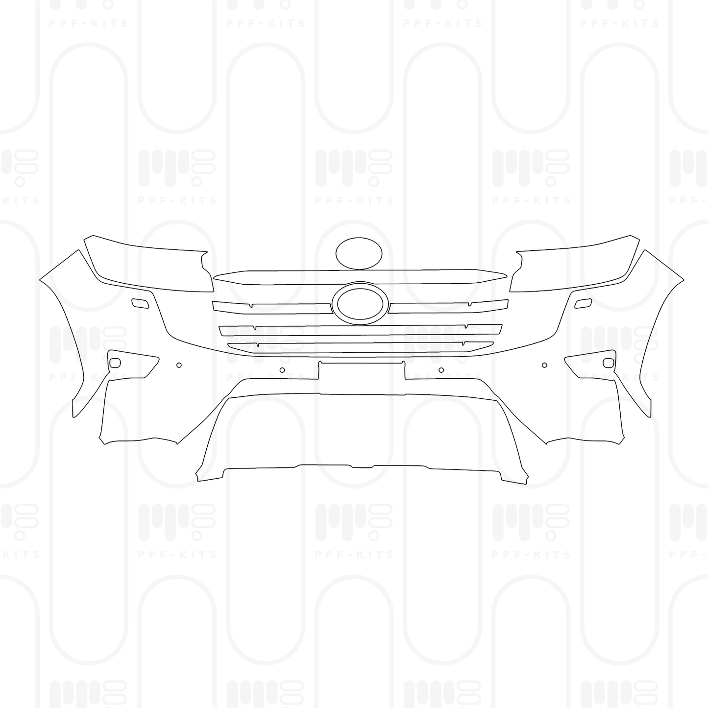 Voorgesneden PPF Toyota Land Cruiser (ME) EXR 2026