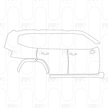 Voorgesneden PPF Toyota Land Cruiser (ME) EXR 2026