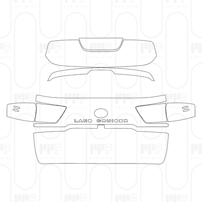 Voorgesneden PPF Toyota Land Cruiser (ME) EXR 2026