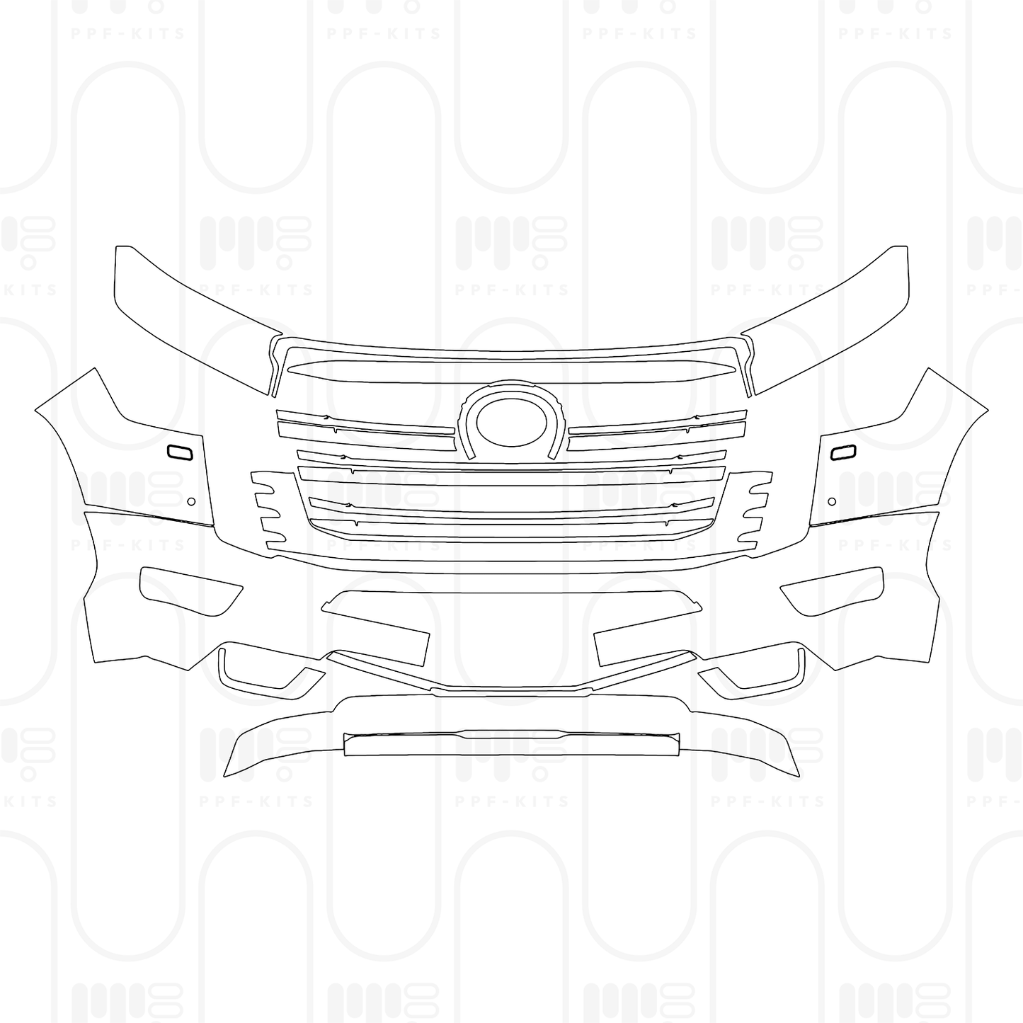 Voorgesneden PPF Toyota Land Cruiser (ME) GXR 2026