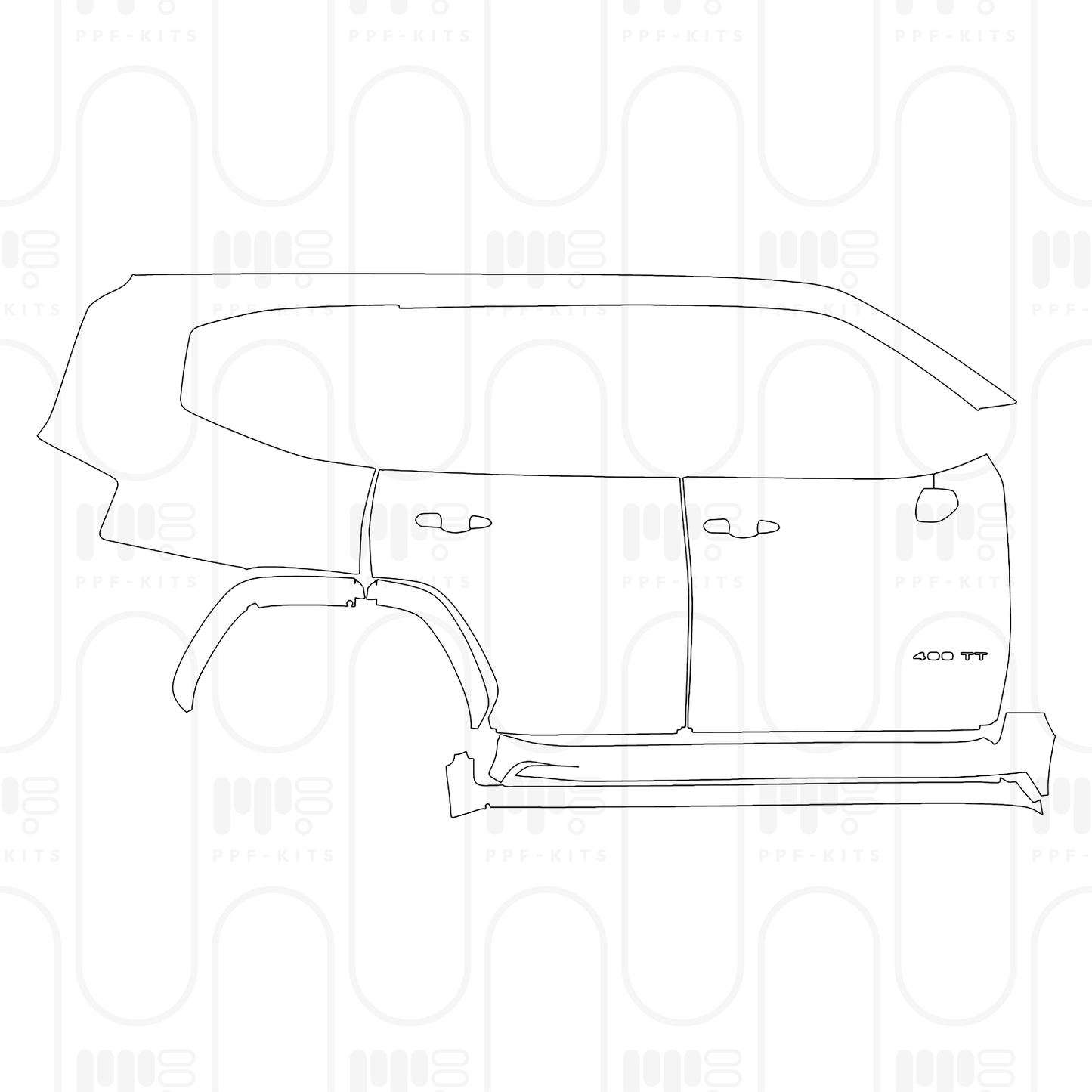 Voorgesneden PPF Toyota Land Cruiser (ME) GXR 2026