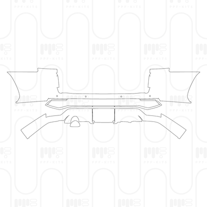 Voorgesneden PPF Toyota Land Cruiser (ME) GXR 2026