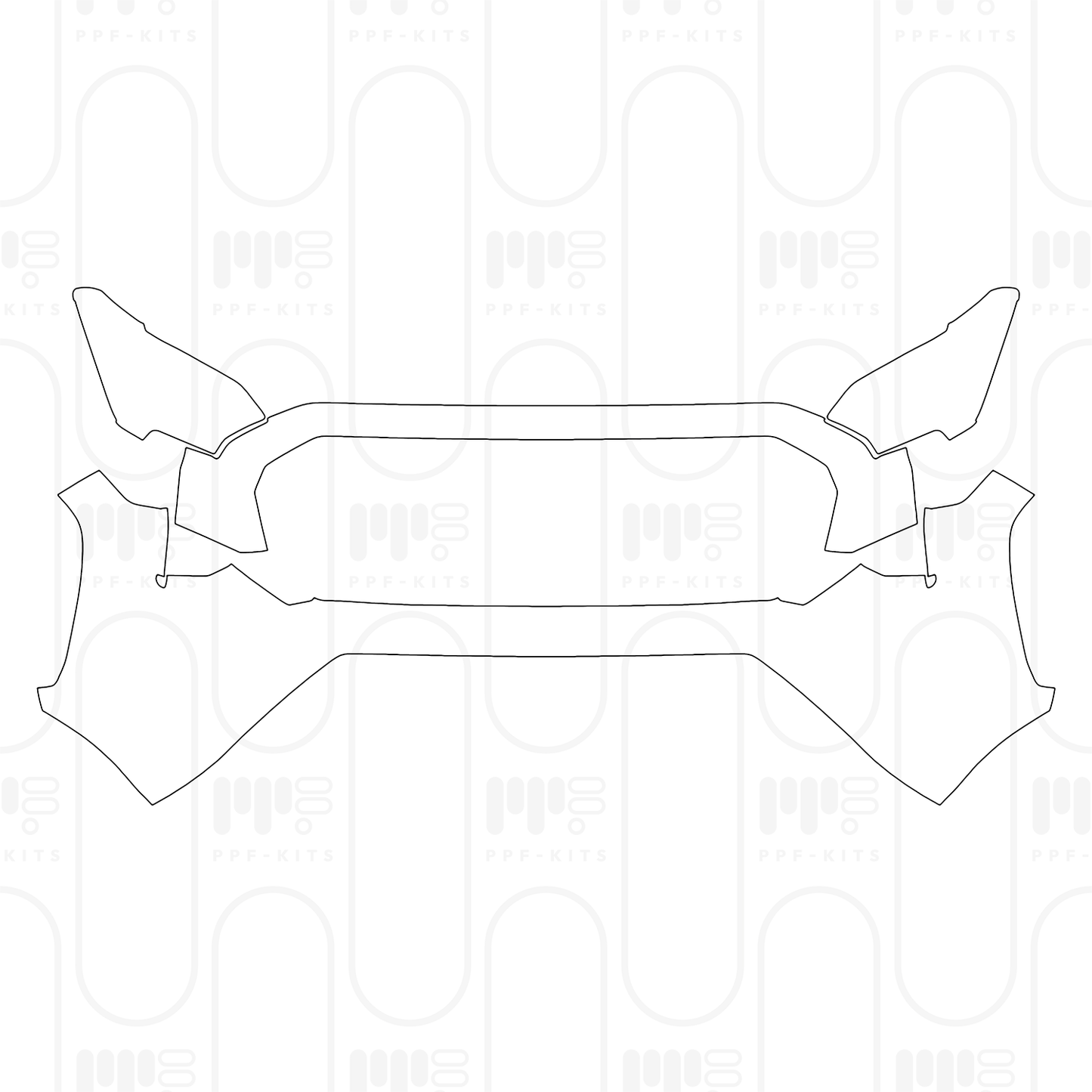 Voorgesneden PPF Toyota Tacoma Double Cab TRD Off-Road 2026