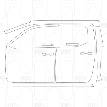 Voorgesneden PPF Toyota Tacoma Double Cab TRD Pro 2026