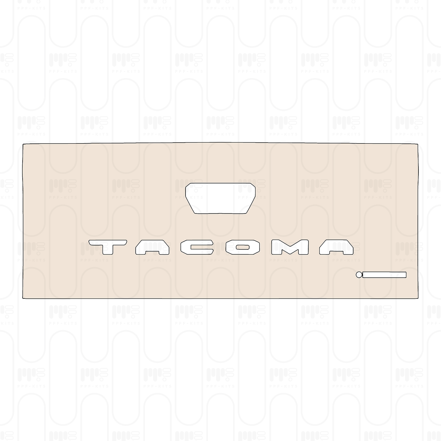 Voorgesneden PPF Toyota Tacoma Double Cab Limited 2026