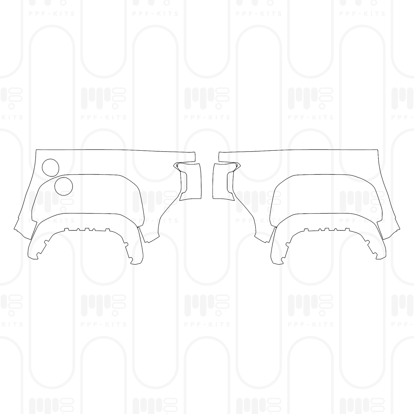 Voorgesneden PPF Toyota Tacoma Double Cab TRD Off-Road 2026