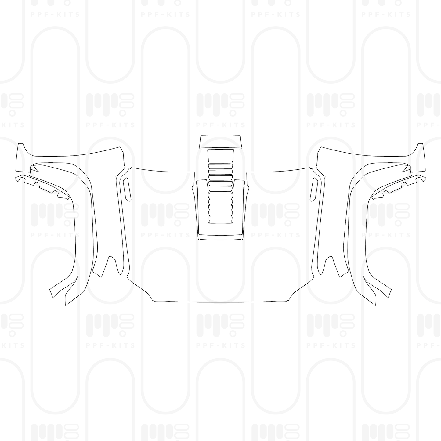 Voorgesneden PPF Toyota Tacoma Double Cab TRD Pro 2026