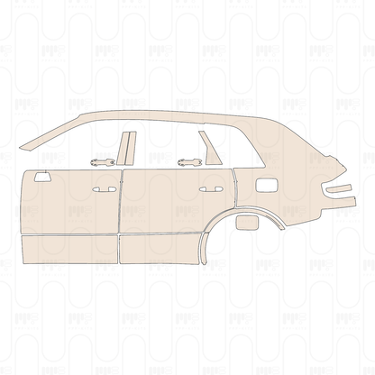 Voorgesneden PPF Toyota Century SUV 2026