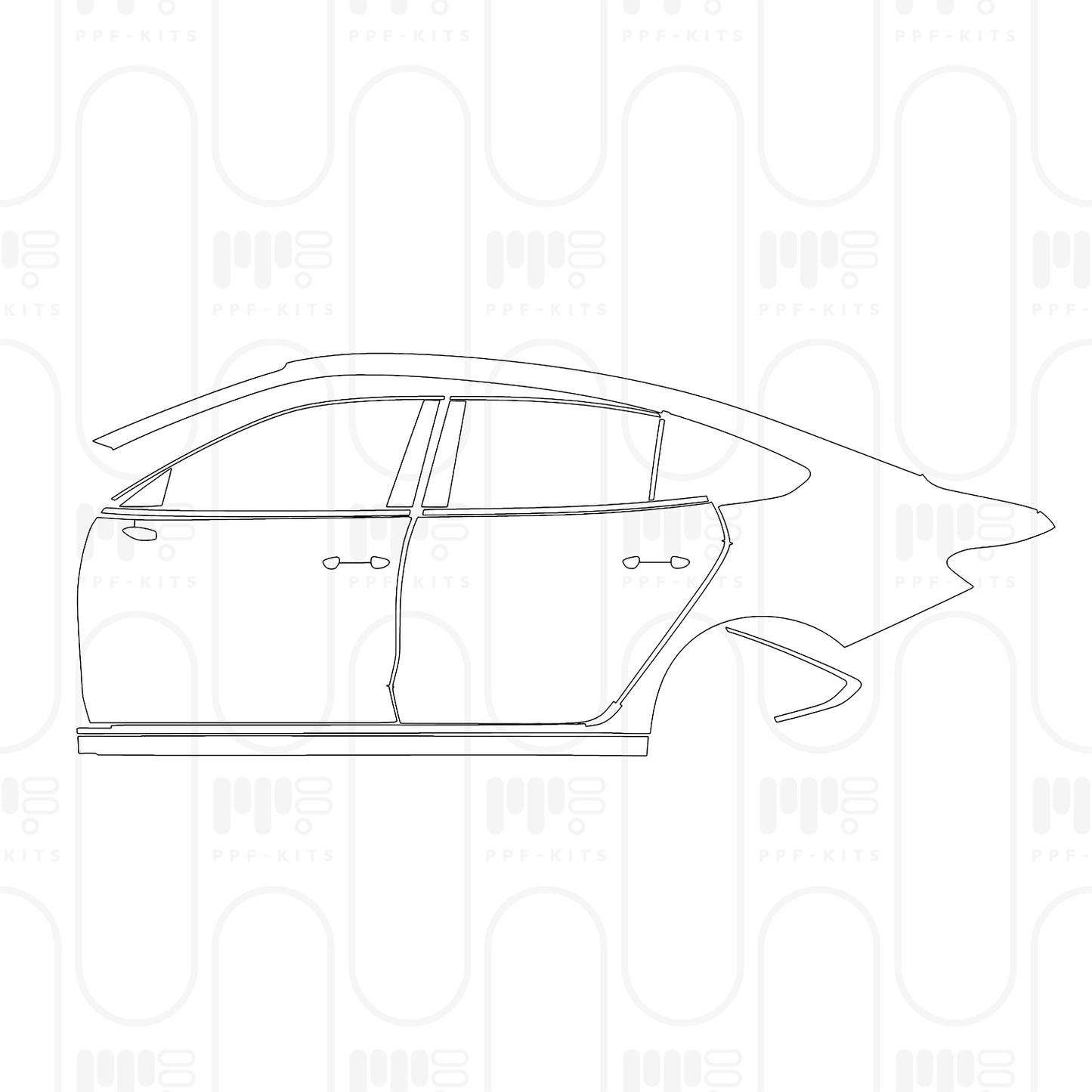 Voorgesneden PPF Volkswagen Passat Pro (CN) Base 2026