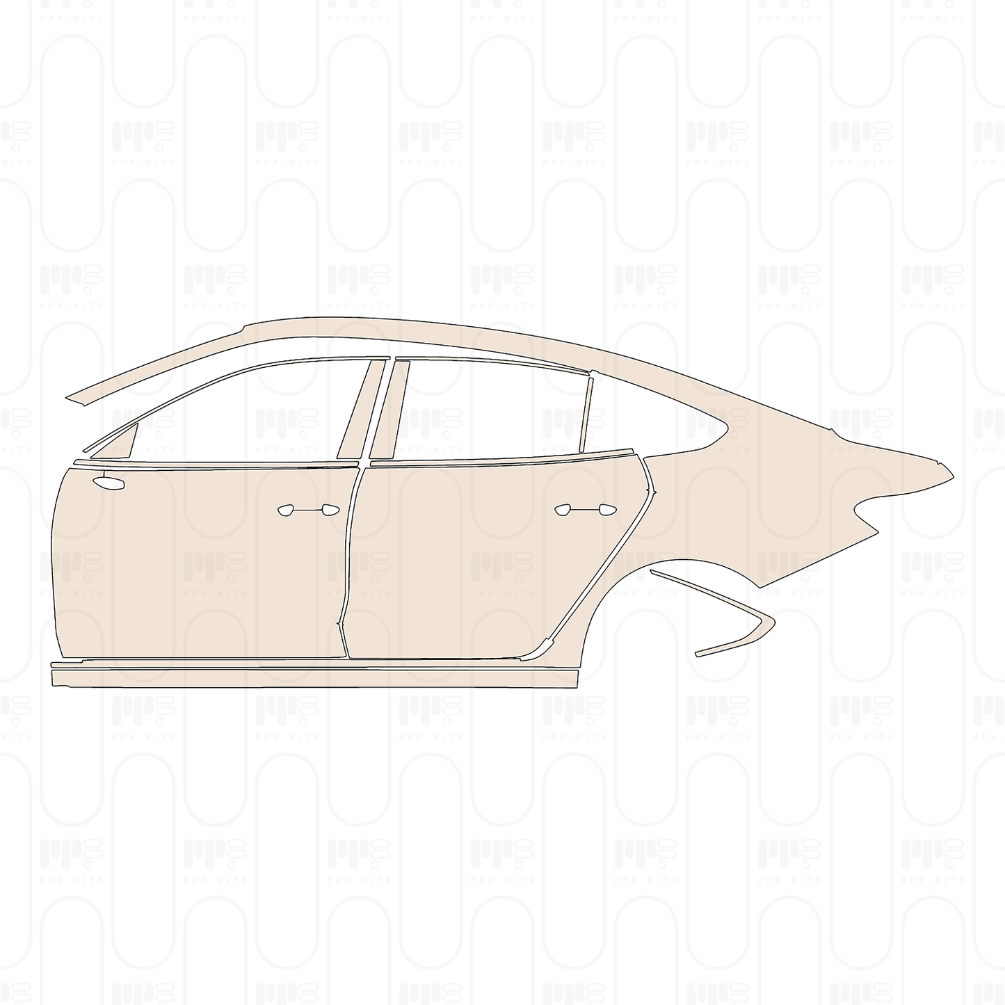 Voorgesneden PPF Volkswagen Passat Pro (CN) R-Line 2026