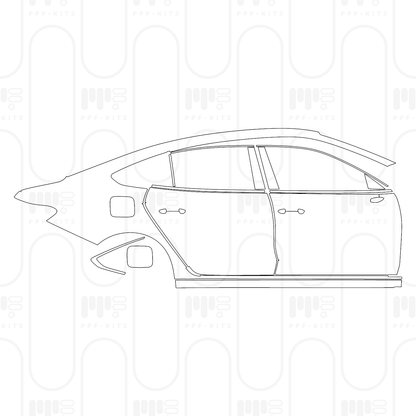 Voorgesneden PPF Volkswagen Passat Pro (CN) Base 2026