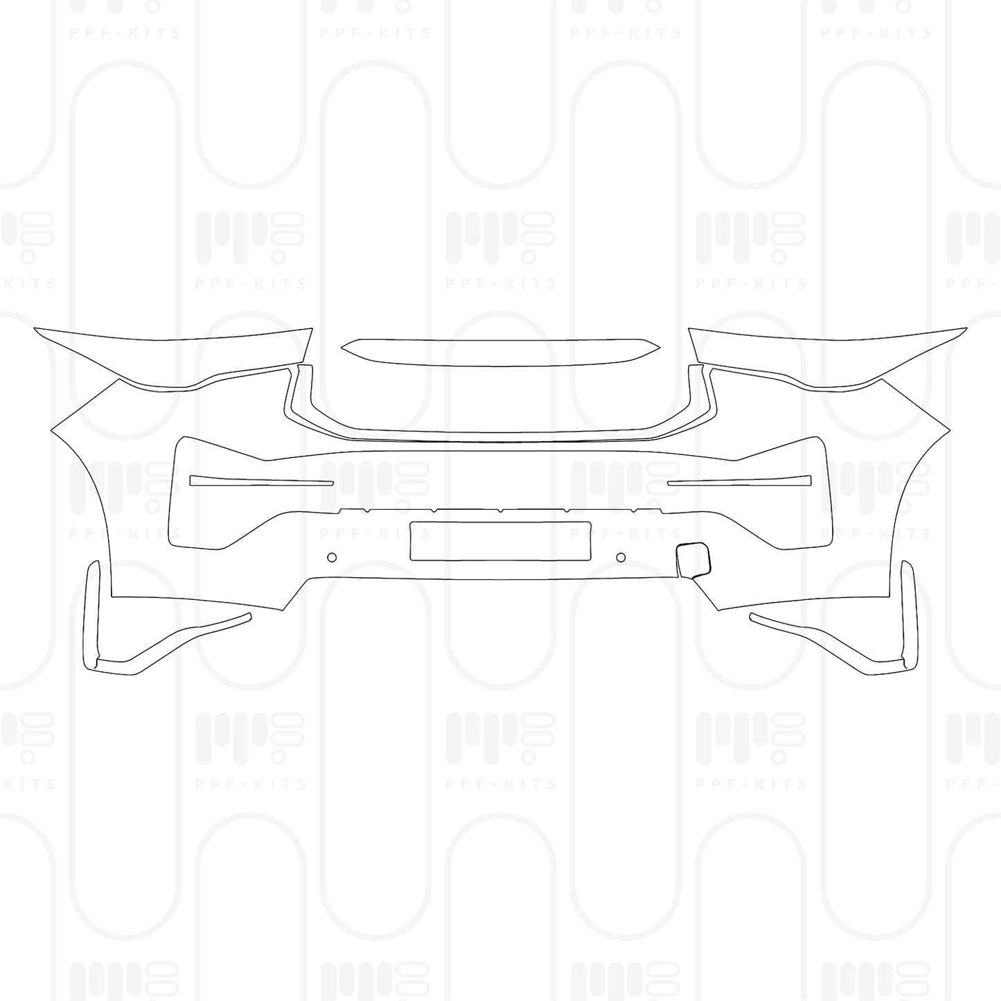 Voorgesneden PPF Toyota Innova HyCross (IN) 2026