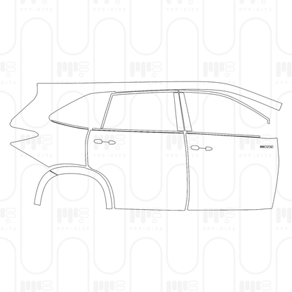 Voorgesneden PPF Toyota Innova HyCross (IN) 2026