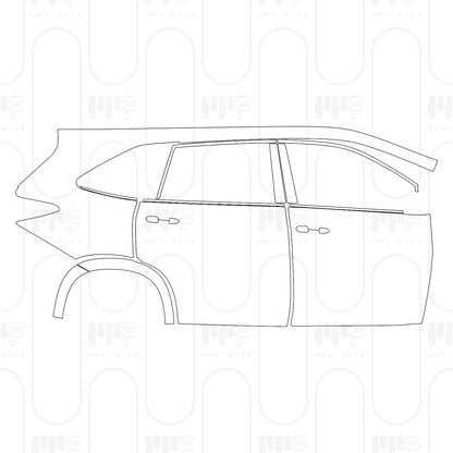 Voorgesneden PPF Toyota Innova HyCross (IN) 2026