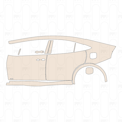 Voorgesneden PPF Toyota Prius (US) LE 2026