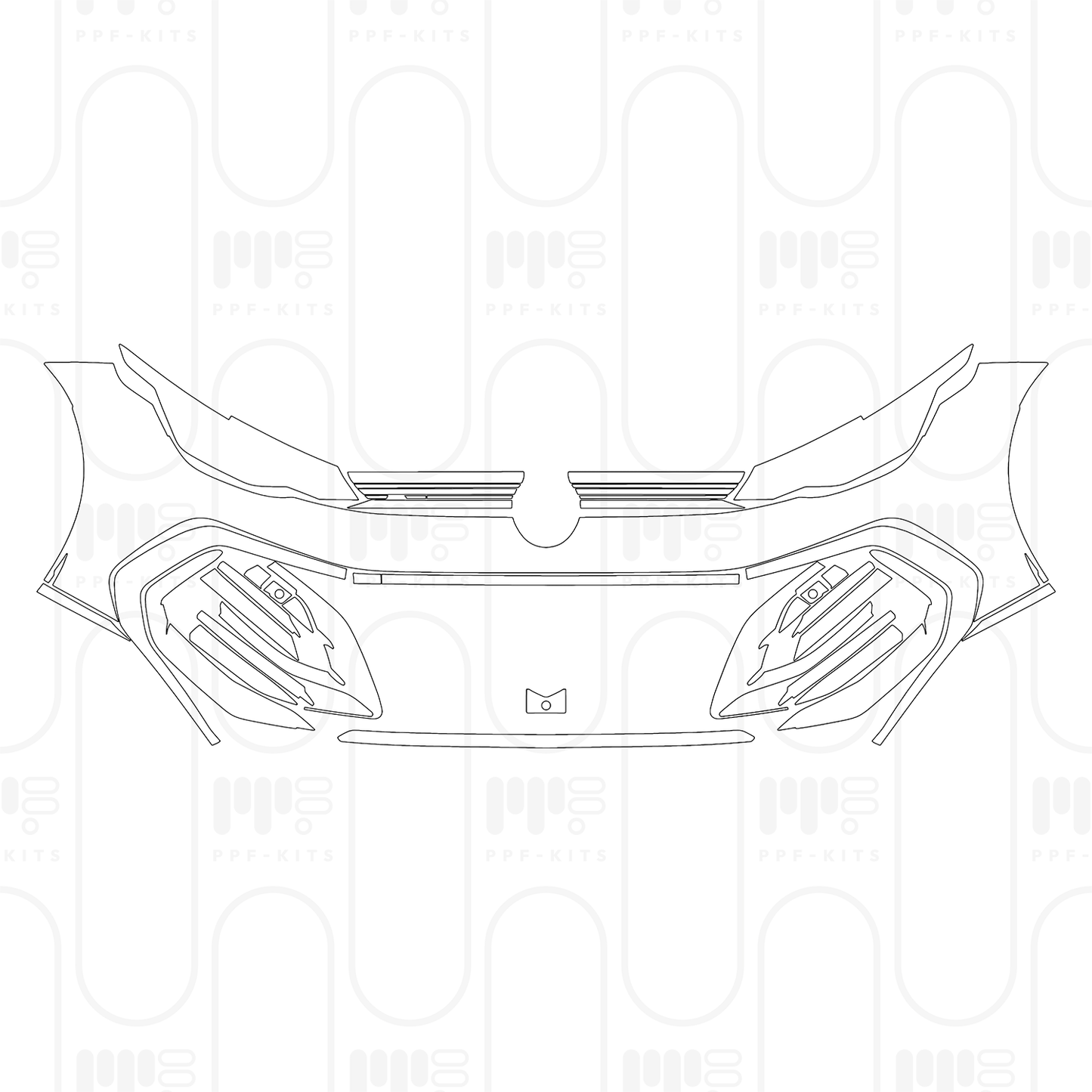 Pre-Cut PPF Volkswagen Golf R-line 2026