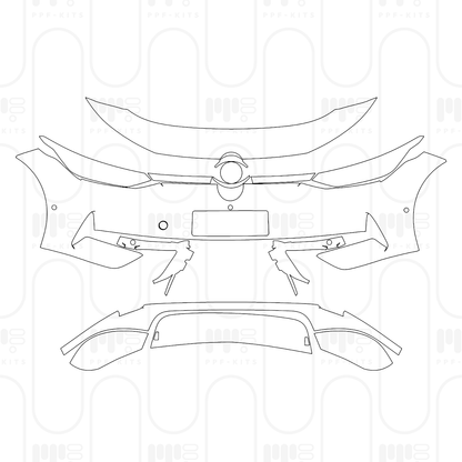 Voorgesneden PPF Volkswagen ID.7 Tourer Base 2026