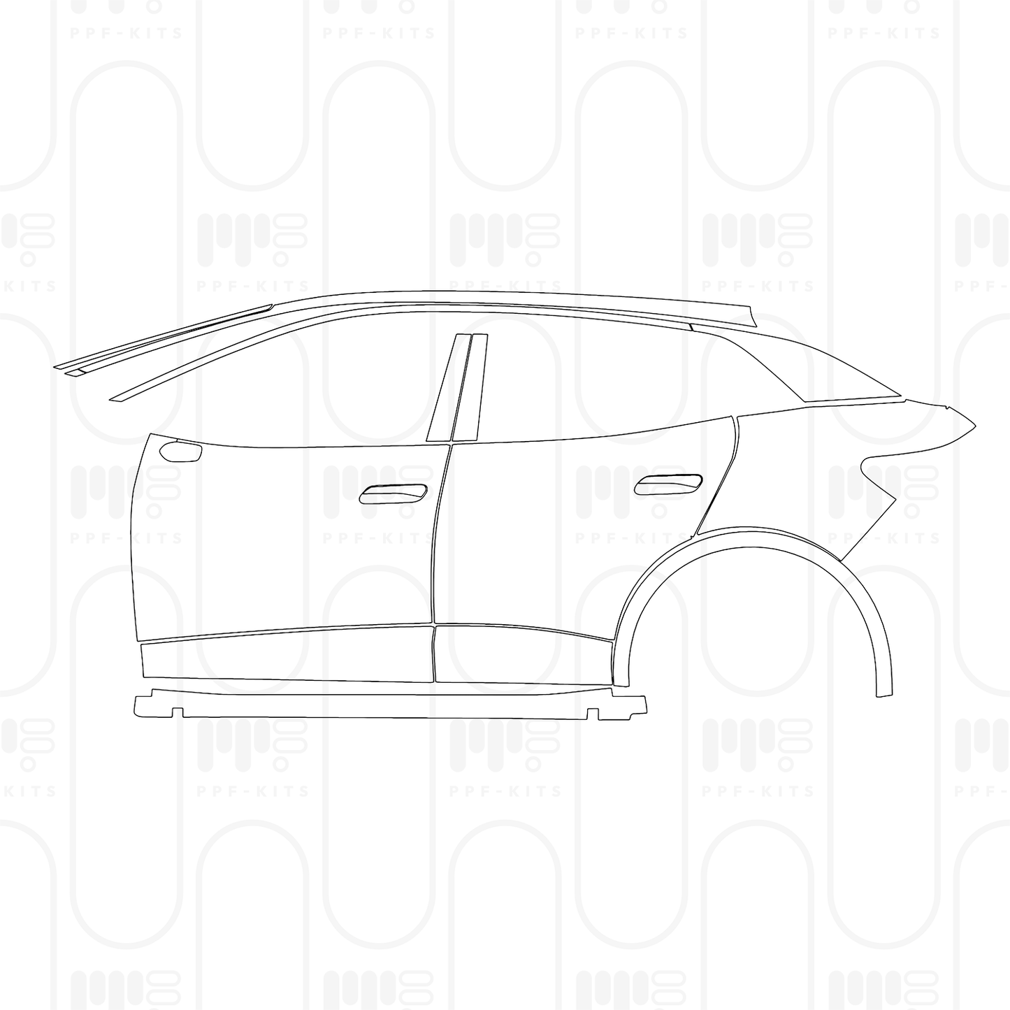 Voorgesneden PPF Volkswagen ID.4 GTX 2026