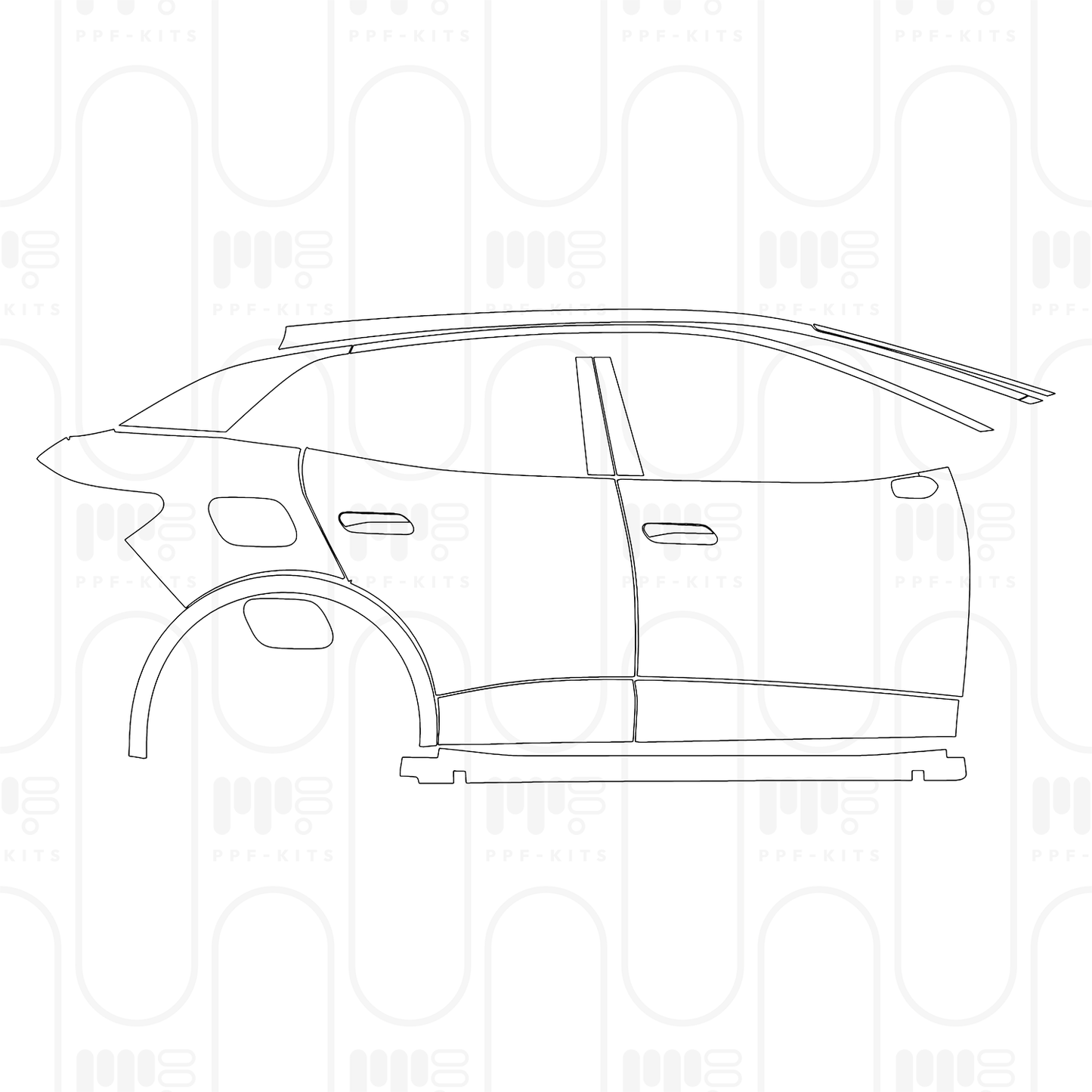 Voorgesneden PPF Volkswagen ID.4 GTX 2026