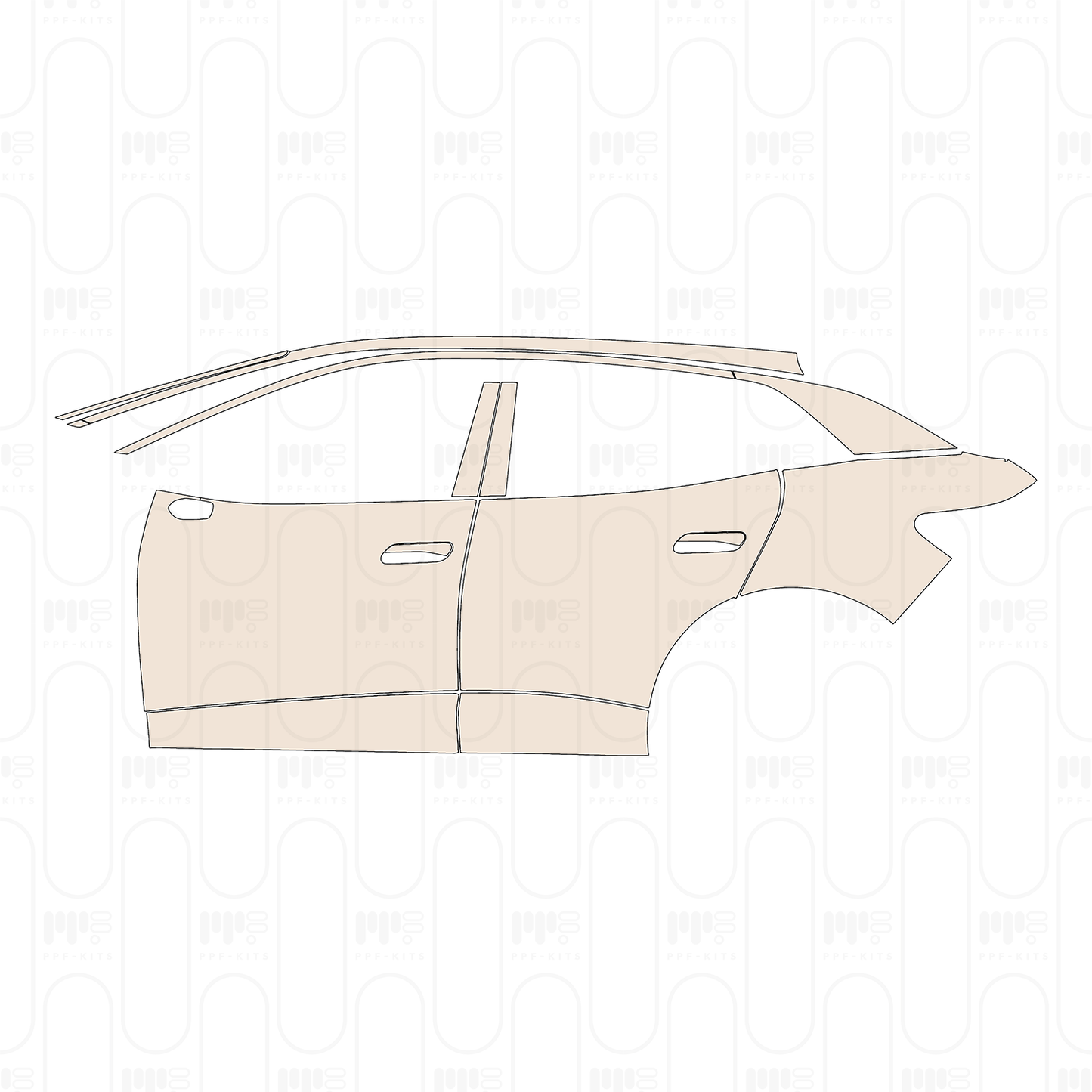 Voorgesneden PPF Volkswagen ID.4 (CN) X 2026