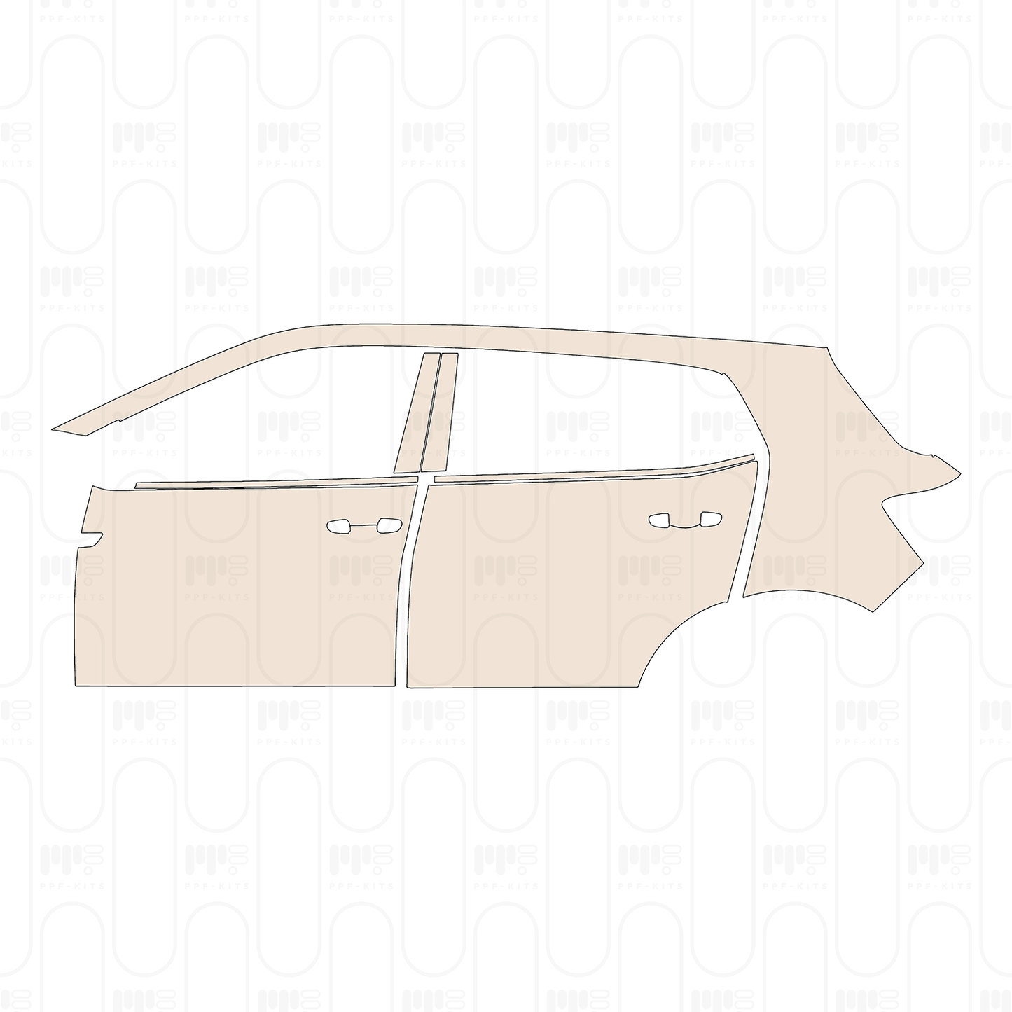 Voorgesneden PPF Volkswagen T-Cross (BR) 2026