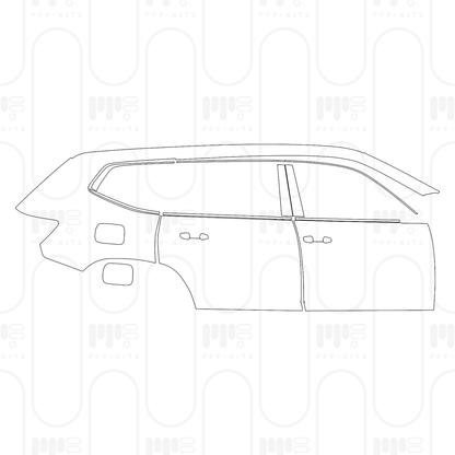 Voorgesneden PPF Volkswagen Atlas (US) SE 2026