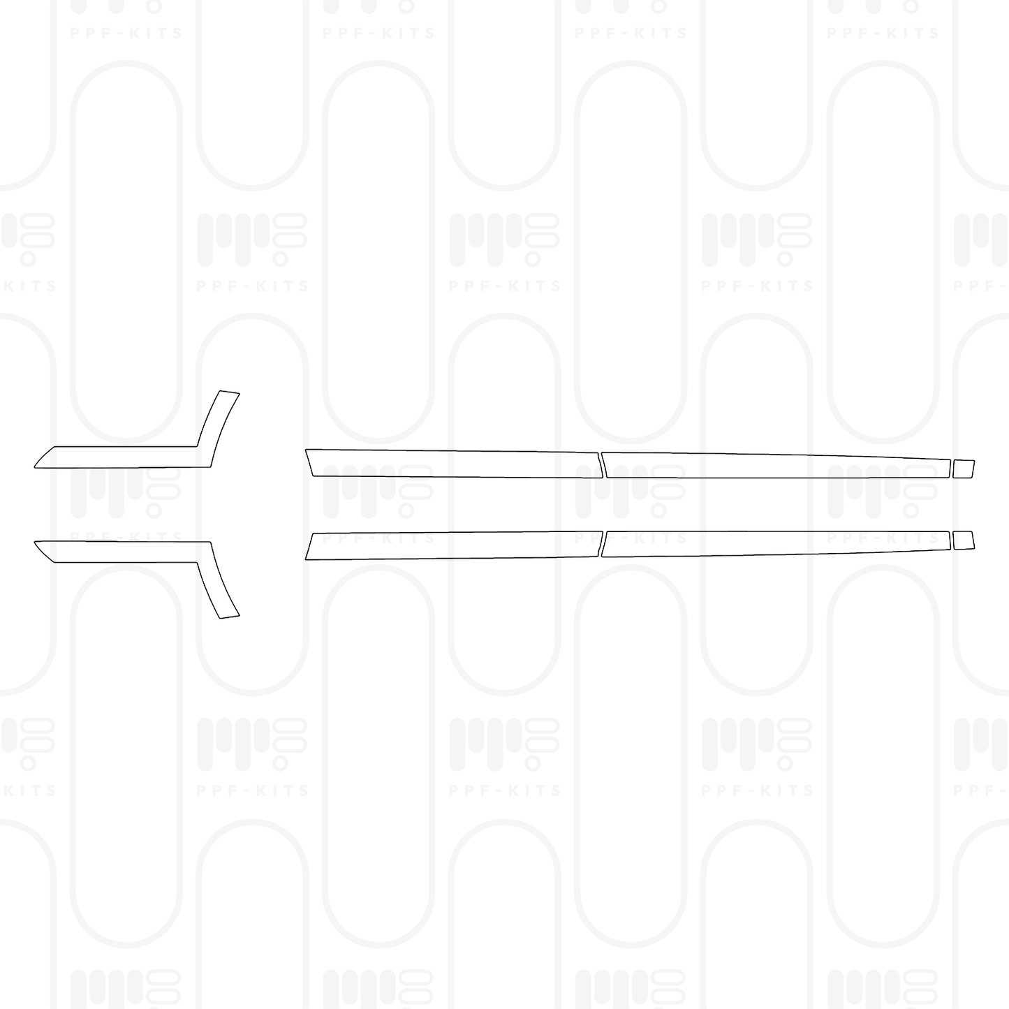 Voorgesneden PPF Volkswagen Atlas (US) SE 2026